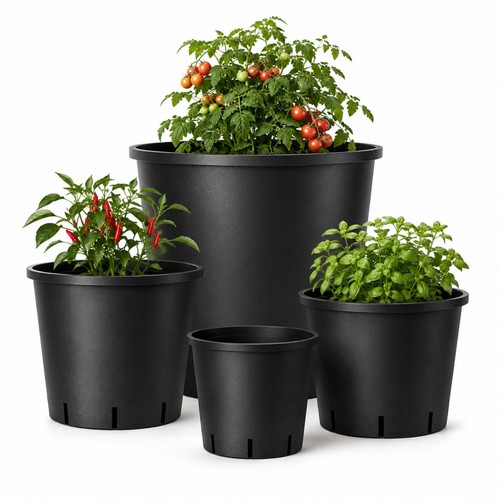 Pot fleurs rond en - pot,